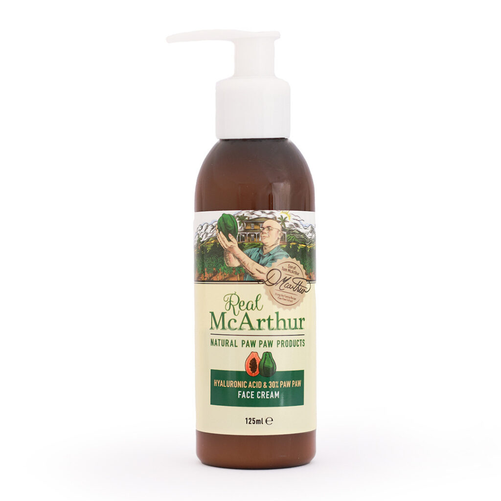 Real McArthur Paw Paw Face Cream with hyaluronic acid — natural face cream, Australian made