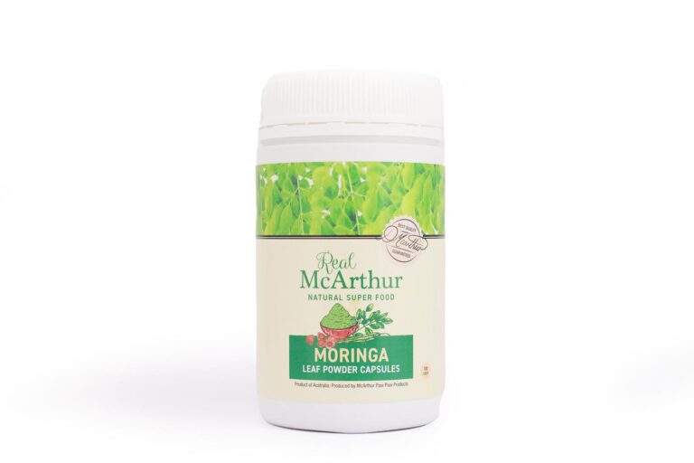 Real McArthur moringa leaf capsules